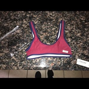 Chooks brand bathing suit top